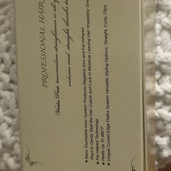 VE'RSHA Paris Professional Tournaline Hair Straightner - Picture 3 of 5